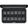 Rothwell 12 Slot Watch Box (Black / Grey)