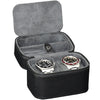 Rothwell 2 Watch Travel Case (Black / Grey)