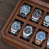 Rothwell 12 Slot Watch Box (Tan / Brown)