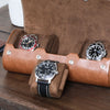 Rothwell 3 Watch Roll (Brown / Tan)