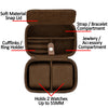 Rothwell 2 Watch Travel Case (Tan / Brown)